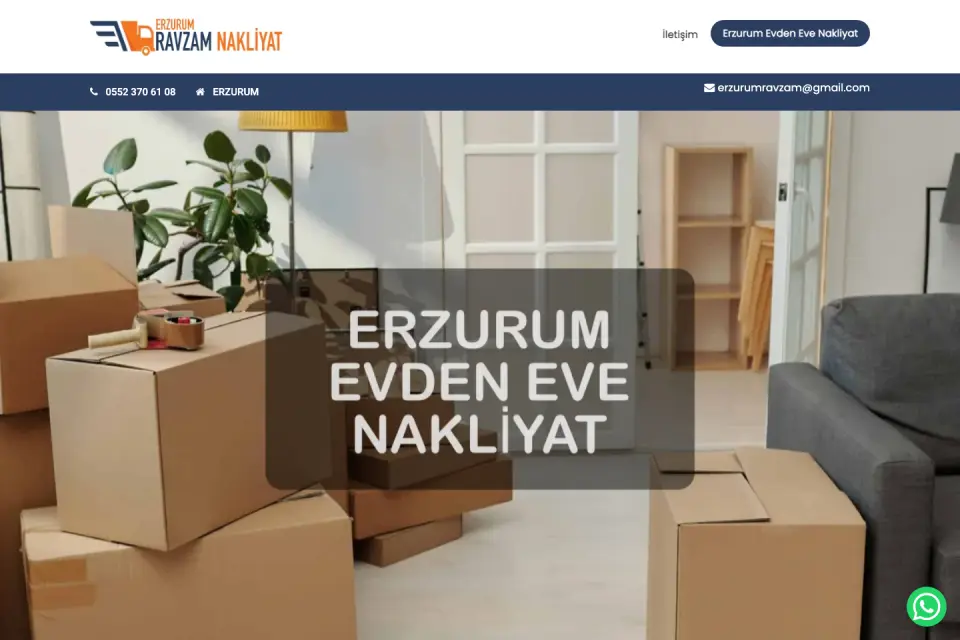 Ravzam Nakliyat site önizlemesi